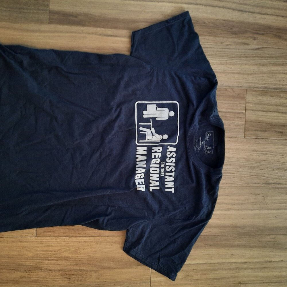 The Office Assistant to the Regional Manager Navy T-Shirt; XL; Free Shipping